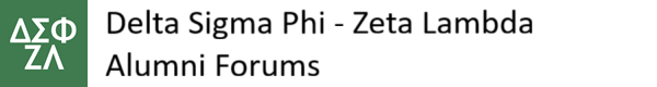 Delta Sigma Phi - Zeta Lambda Alumni Forums